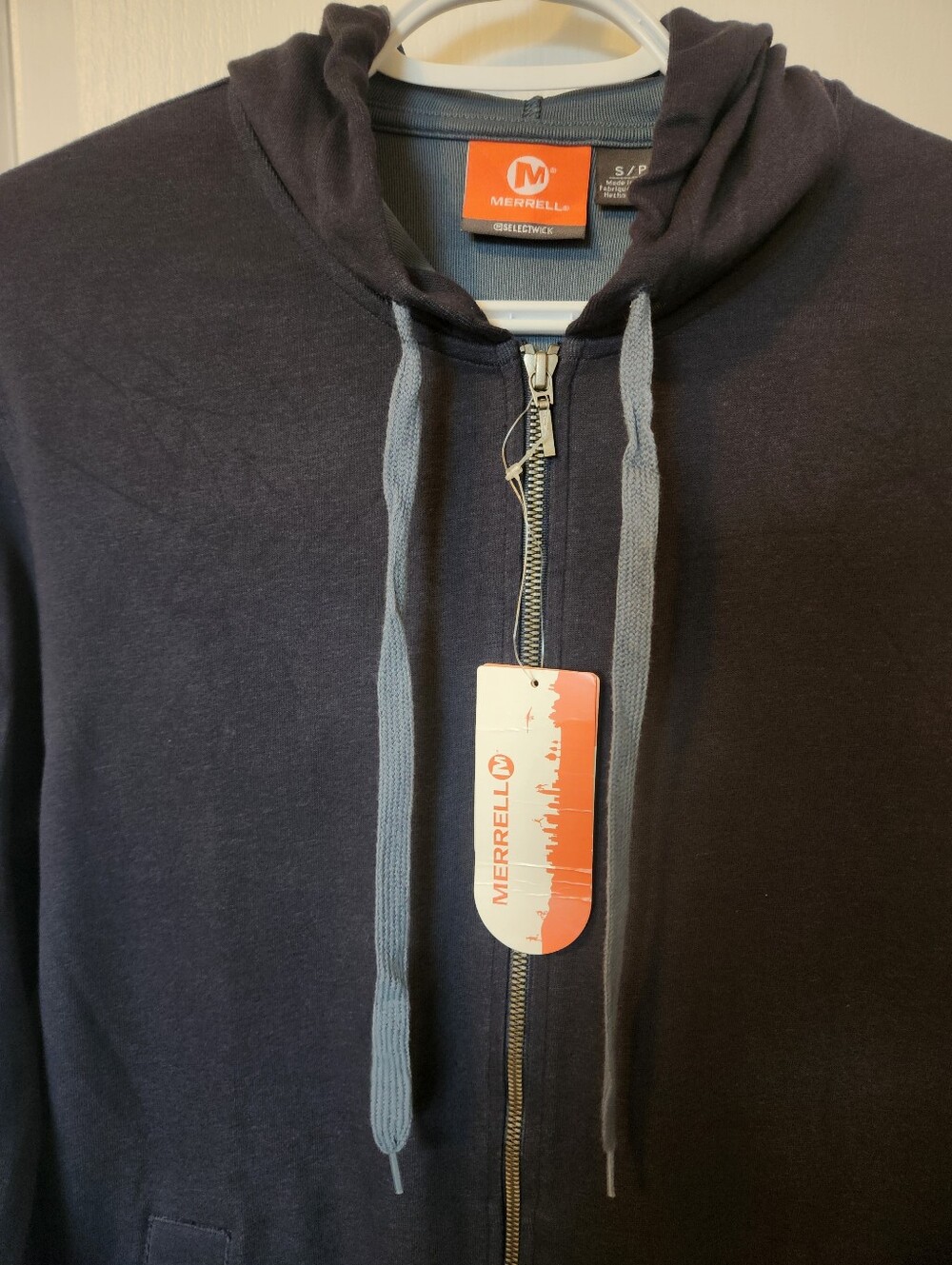 NWT Men' Merrell Zip Hoodie Size Small - Picture 3 of 7